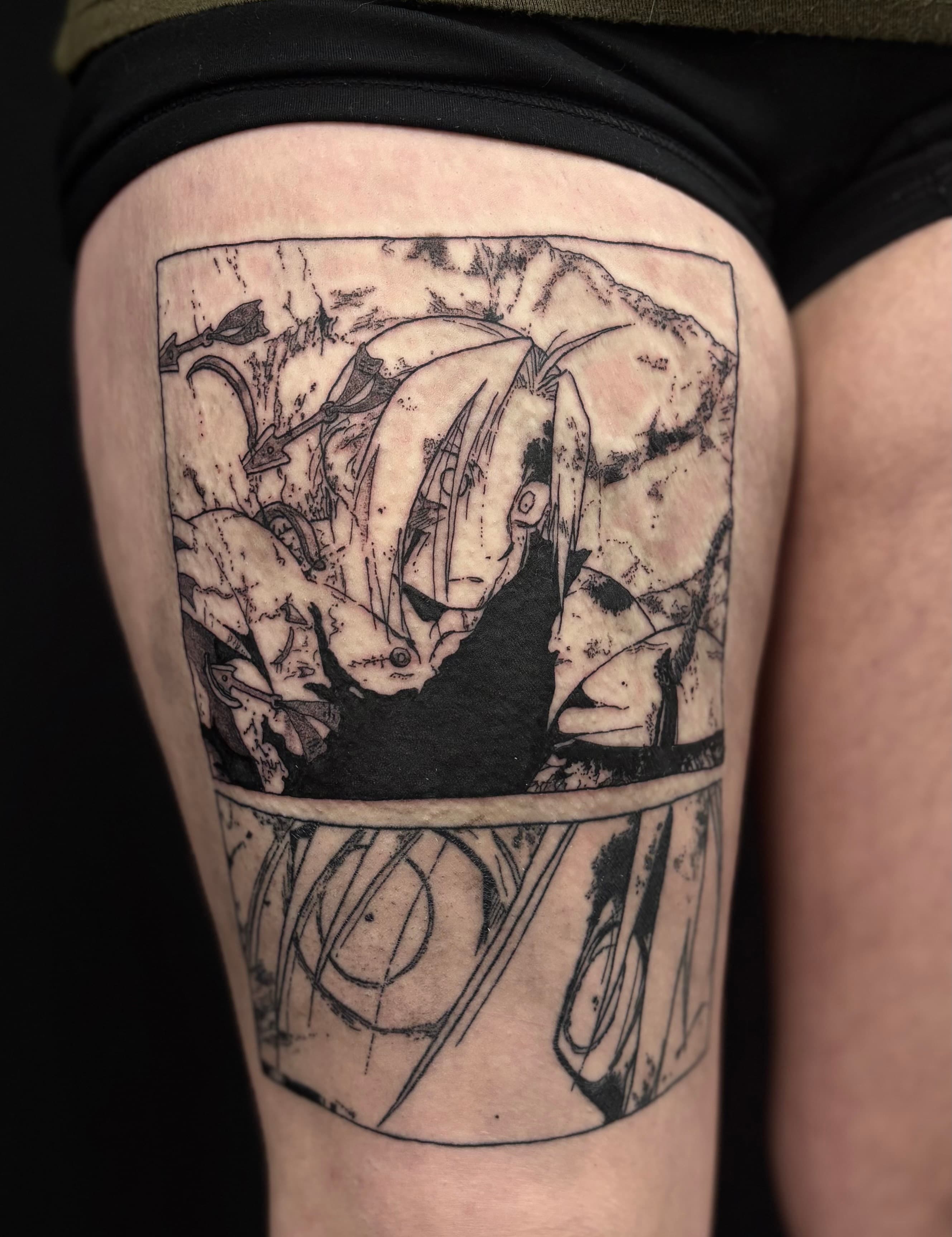 Tattoo work by Payne