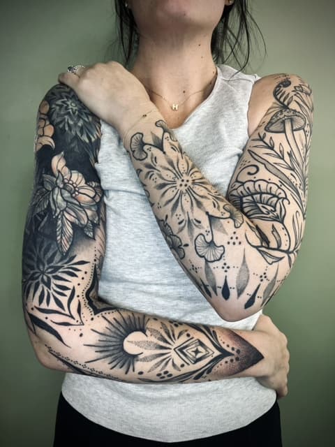 Tattoo work by Sarah
