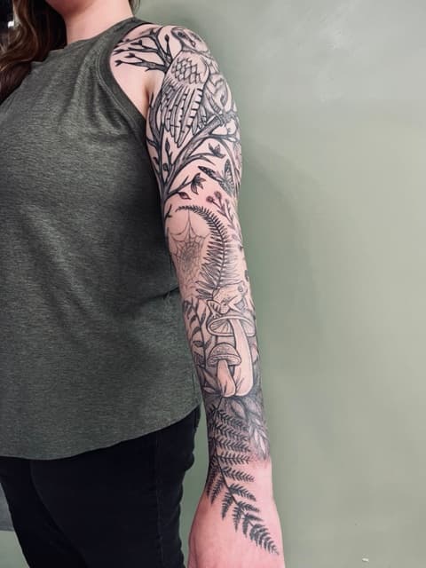 Tattoo work by Sarah